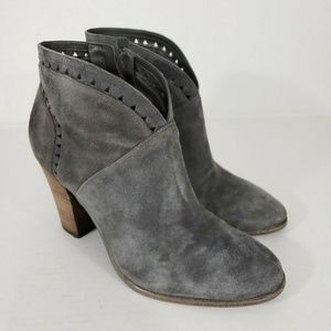 Vince Camuto | FRITAN Gray Suede Booties